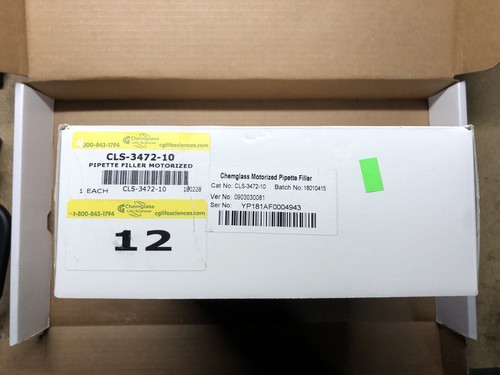 ChemGlass Motorized Pipette Filler, Battery Operated, CLS-3472-10, New - Picture 2 of 7