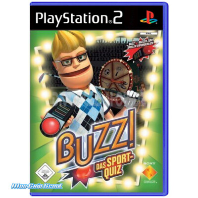 PlayStation 2 Buzz! Das Sport-Quiz inkl. Buzzer - OEM - NEU