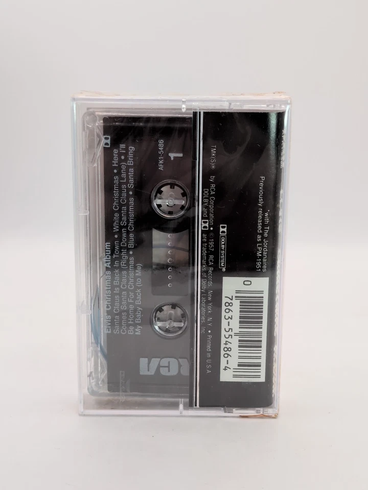 Elvis Presley, Elvis' Christmas Album (Cassette, 1957) Sealed New - Image 2 of 2