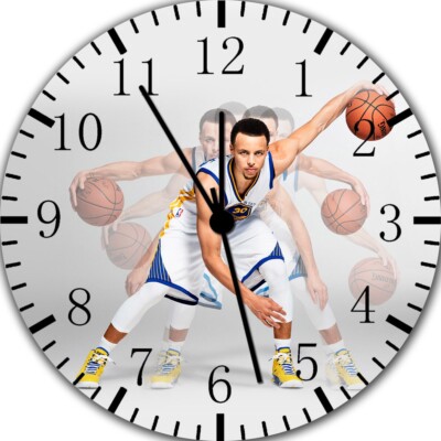 Stephen Curry Wall Clock E479 Personalized option with adding names