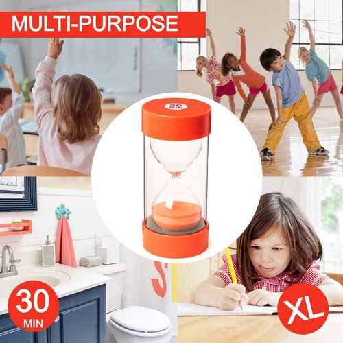 Jumbo Sand Timer for Kids- Colorful -Easy to Use- Visual Time Management Tool - Picture 25 of 26