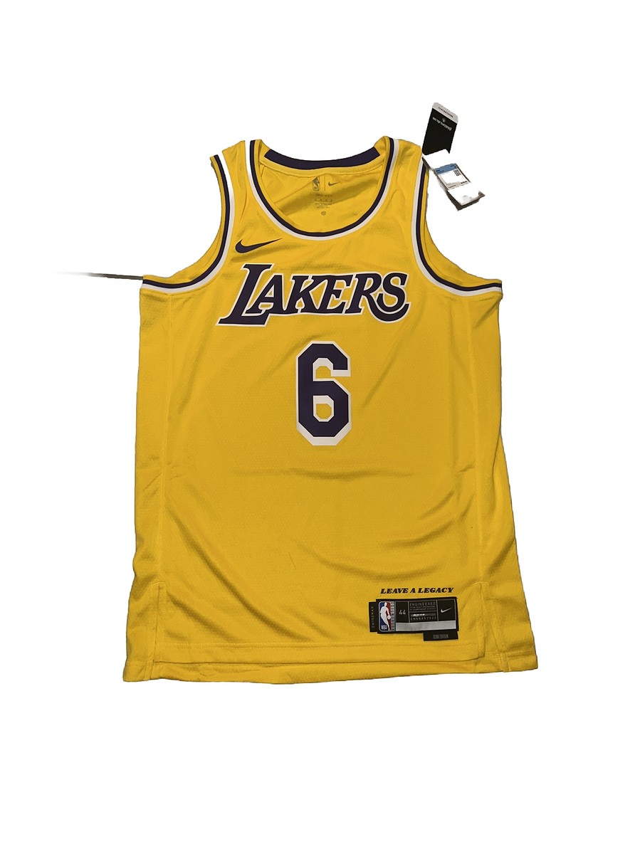 Nike LeBron James Icon Edition Swingman Men's Jersey (LA Lakers),  Amarillo/Field