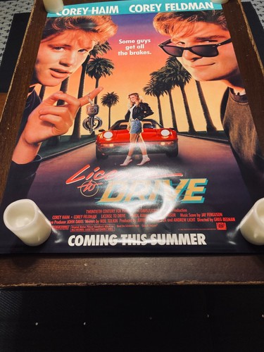License To Drive Movie Poster 27" x 40" Corey Haim Corey Feldman Rolled