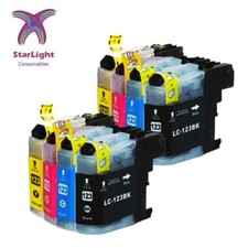 8 Compatible Ink Cartridge LC123 for Brother MFC-J4710DW MFC-J6520DW MFC-J6720DW