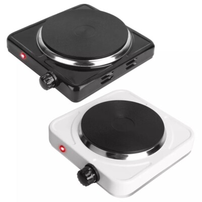 1500W Portable Single Electric Burner Hot Plate Camping Stove Adjustable 110V