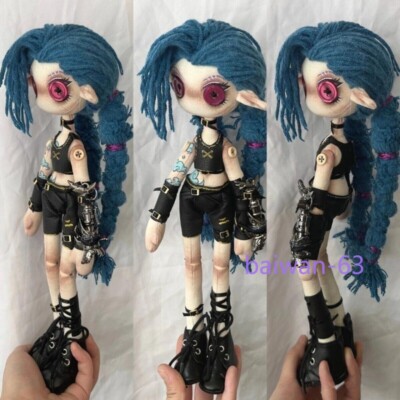 League of Legends Arcane Jinx Handmade Doll and Toy Collectibles.