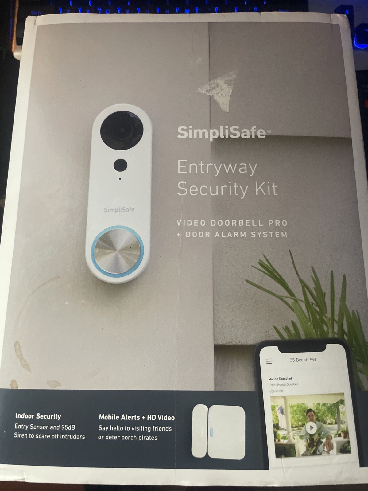 Video Doorbell Pro-HDR Imaging 1080p HD 2-way Audio Smart Motion DET-image