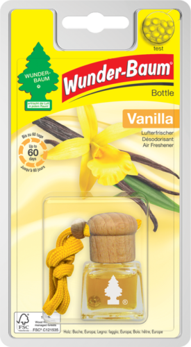 WUNDER-BAUM air freshener in a bottle "VANILLA" | Fits WUNDERBAUM WBBC83111 - Afbeelding 1 van 4