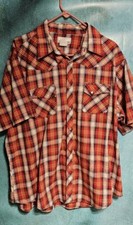 Vintage Wrangler Wrancher Wear Men's 2xl Pearl Snap Shirt