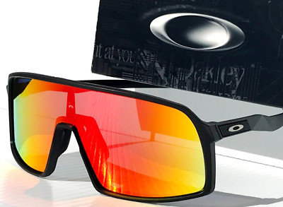 NEW Oakley SUTRO Matte Black POLARIZED Galaxy Magenta Lens Sunglass 9406-11