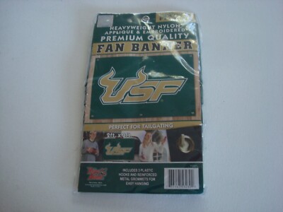 USF Bulls 2' x 3' Banner Premium Heavyweight Appliqued Embroidered South Florida