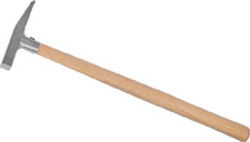 Hufa Fliesenhammer 9102 Hammer Spitzhammer Fliesenlegerhammer Holzgriff