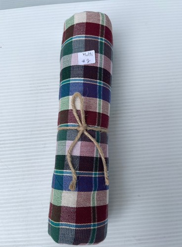 Thai Loincloth Pa-Kow-Ma Cotton Multi-Color Men's Bathing Scarf Shawl 80X200 cm - Picture 117 of 186