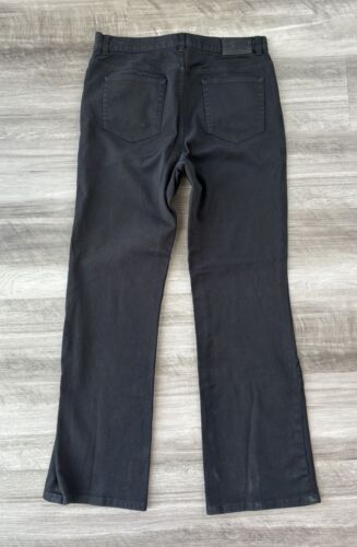 Jeans Lauren Ralph Lauren nero denim ricamato floreale taglia 10 gamba dritta - Foto 2 di 6