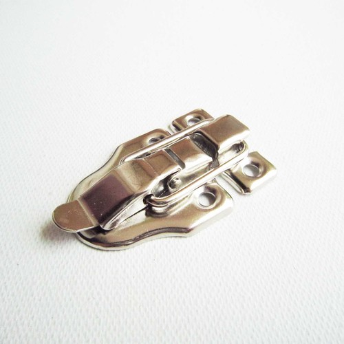 Jewelry Chest Box Suitcase Wood Case Trunk Buckles Toggle Hasp Latch Catch Clasp - Picture 6 of 11