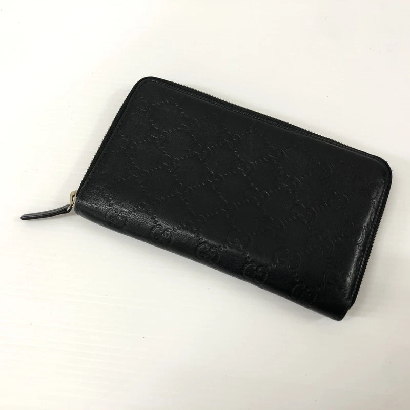 Étui portefeuille long homme Gucci 73956 Gg Supreme 180 240409 At 2 Tei couleur Bla