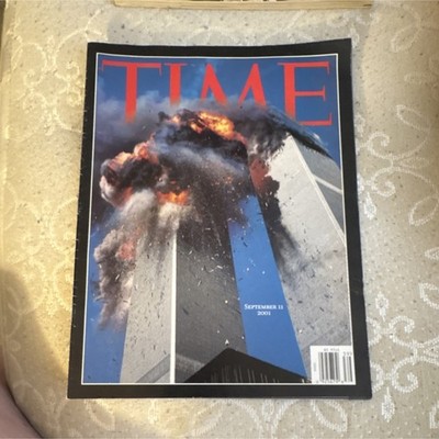 Time Magazine September 2001 September 11 Twin Towers Cover Tragedy Issue