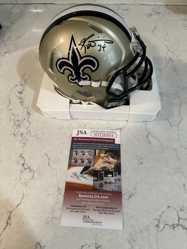 Ricky Williams Autographed Saints Eclipse Mini Helmet Auto Autograph