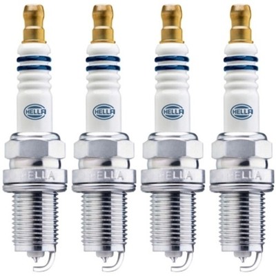 Hella 4x Pack Platinum Zündkerze M14x1,25 SW 16mm Schlüssel Gewinde 19mm 0,8mm