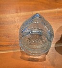 Vintage Clear Glass Bunny Candy Jar Chubby Rabbit Snack — photo 6