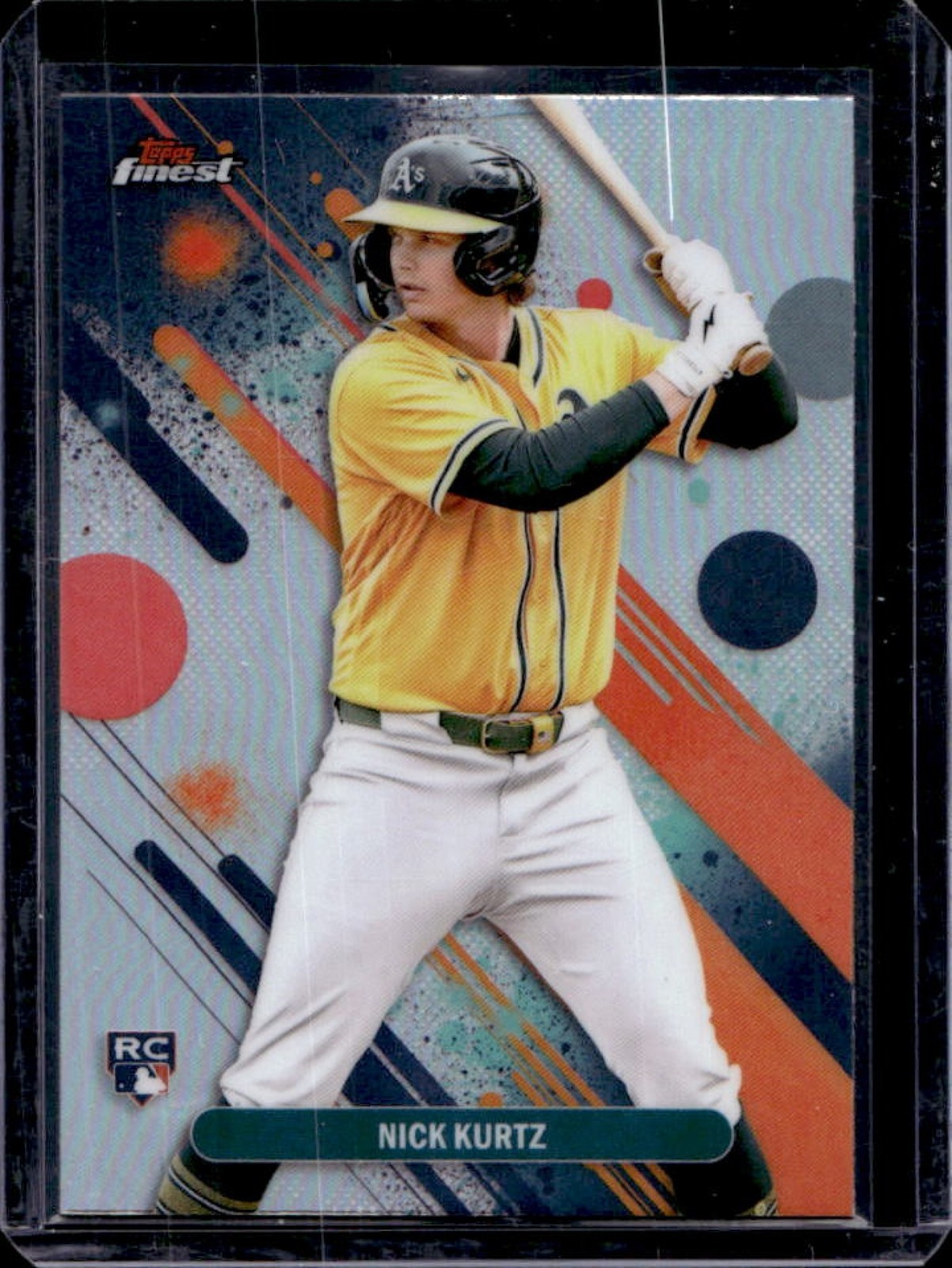 2025 Finest Nick Kurtz Common RC Refractor Rookie #10 Athletics