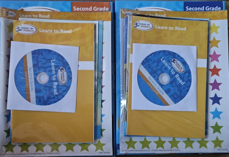 Hooked On Phonics- Learn To Read- Second Grade Level 1 & 2 NEW - Image 2 of 4