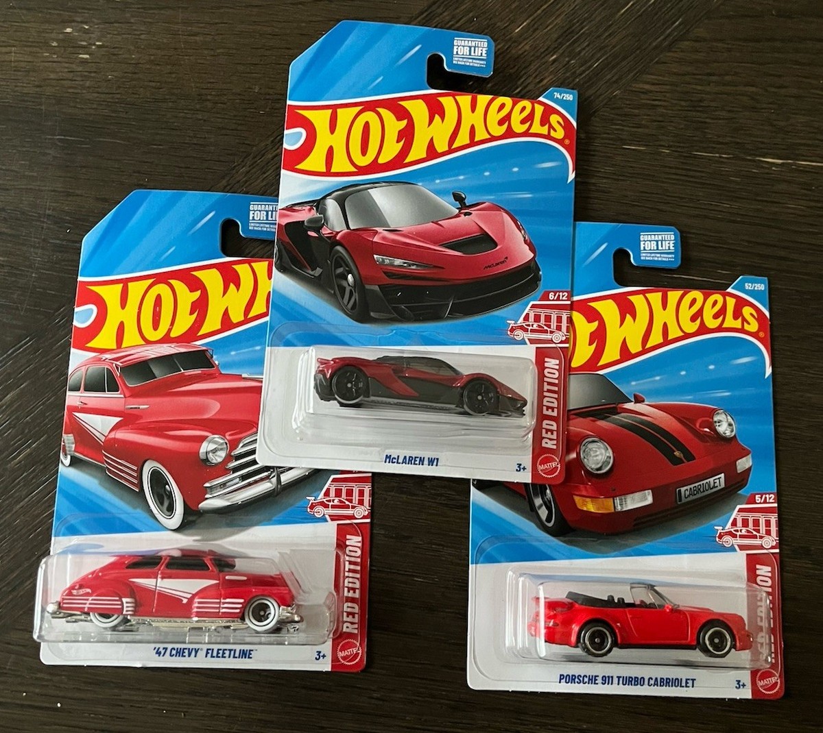 2026 Hot Wheels Target Red Edition F CASE Porsche 911, McLaren