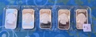 Indian Head Buffalo, 1oz mint sealed silver bars, 5 oz total .999 fine bullion