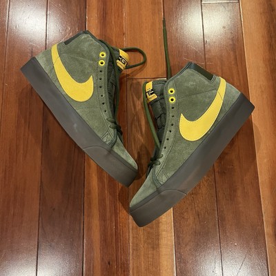 Nike SB Blazer Zoom Mid QS X AntiHero Mens Rough Green HM5838-300 Size 7.5