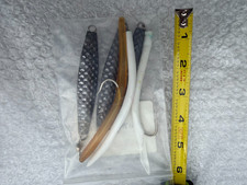 3- 3oz- A-27 Ava Type Hammered Diamond Jigs With Tube Tail Hooks