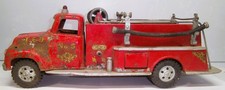 Vintage 1950s Tonka No.5 Suburban Pumper Fire Truck Parts Or Restore