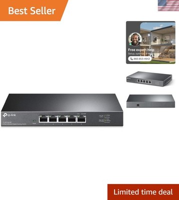 Transform Your Connectivity: 5-Port 2.5G Switch, Silent Operation & Easy Setup