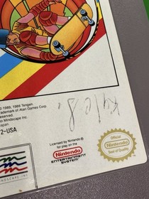720 Degrees (NES, 1989) CART ONLY, ORIGINAL COPY, TESTED W/Dust Sleeve