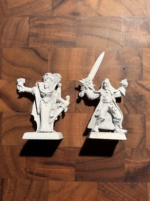 Warhammer Vlad and Isabella Von Carstein Vampire Counts Metal The Old World OOP - Photo 1/2