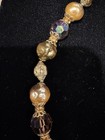 Trifari Crown Brown Rhinestone Earrings & Trifari Aurora Borealis Choker — photo 8
