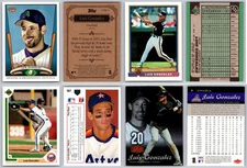 Luis Gonzalez 4 Card Lot - Rookie Arizona Diamondbacks Hall of Fame Astros RC