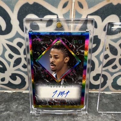 Leaf 2024 In the Game Ja Morant Gold Stars Rainbow Holo /25 Auto