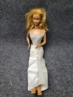 Vintage Mattel Barbie Doll 1976 Blonde Silver Evening Ball Gown Made in USA