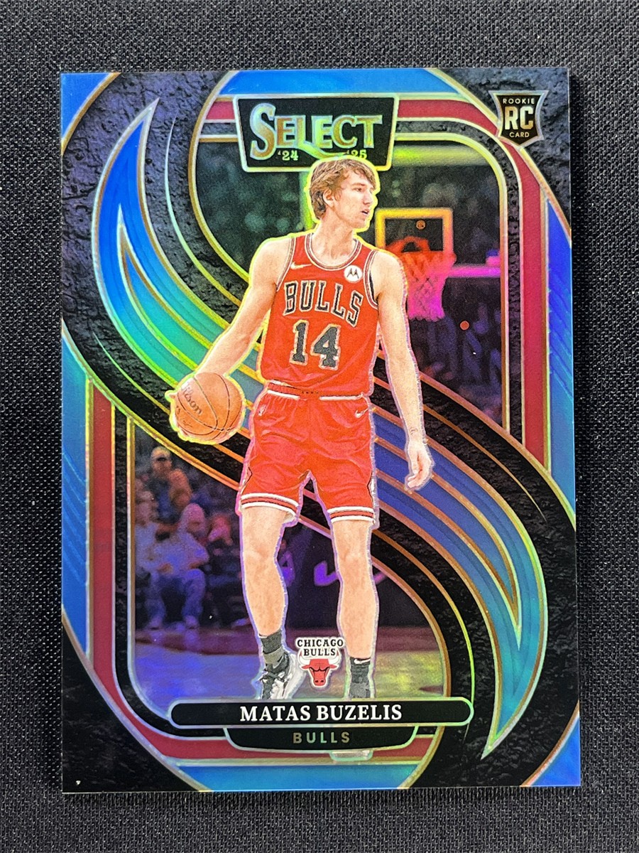 2024-25 Panini Select Matas Buzelis #166 Premier Level Light Blue Rookie RC /299