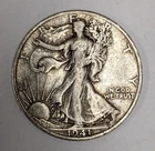 1941 S Walking Liberty Silver Half Dollar