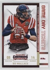 2015 Panini Contenders Draft Picks Game Day Tickets Bo Wallace #56 6f2