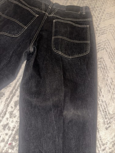 Jeans vintage Marithe Francois Girbaud denim scuro 38x30Y2K gamba larga larghi larghi Hong Kong - Foto 5 di 15