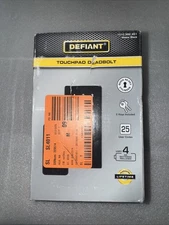New in Box! Defiant Touchpad Deadbolt Lock - Matte Black/ Silver