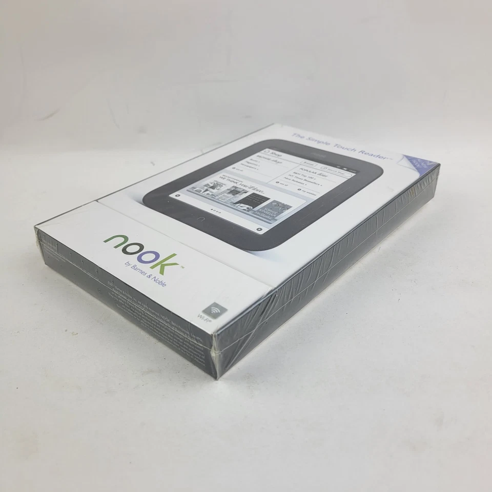 Barnes & Noble Nook Simple Touch 2GB, Wi-Fi, 6in eBook Reader Black Sealed NOS - Image 3 of 4