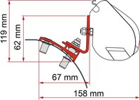 easygoinc F35 Adapter FüR PSA Mit Reimo Multirail