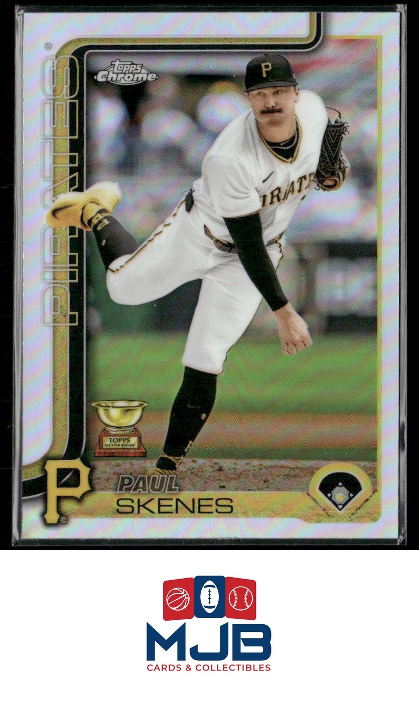 2025 Topps Chrome Paul Skenes Refractors #300 Pittsburgh Pirates