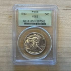 PCGS OGH MS63 Looks Like A 5 WALKING LIBERTY HALF!!!