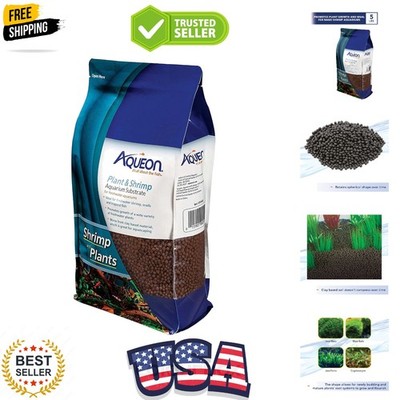 Plant and Shrimp Aquarium Substrate, Aqua Soil for Fish Tanks, 5 Pounds