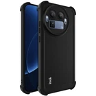 IMAK For Realme GT 8 Pro, Shockproof 4 Airbag Black Matte Soft Rubber Case Cover