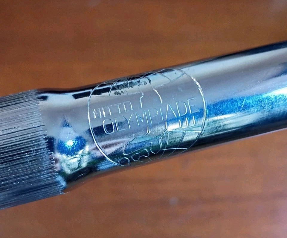 Barras de caída de acero Nitto 111 Olympiade usadas de colección Foto 3 de 4